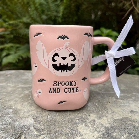 Rae Dunn Other - 🩷🎃 Rae Dunn x Disney Stitch Pink Halloween Mug